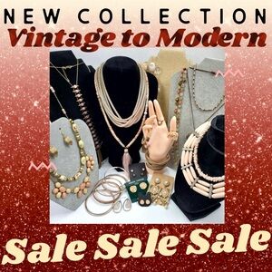 1. β¨ VINTAGE TO MODERN MUTLI-COLOR JEWELRY (NECKLACE,EARRINGS,RINGS,BRACELET)